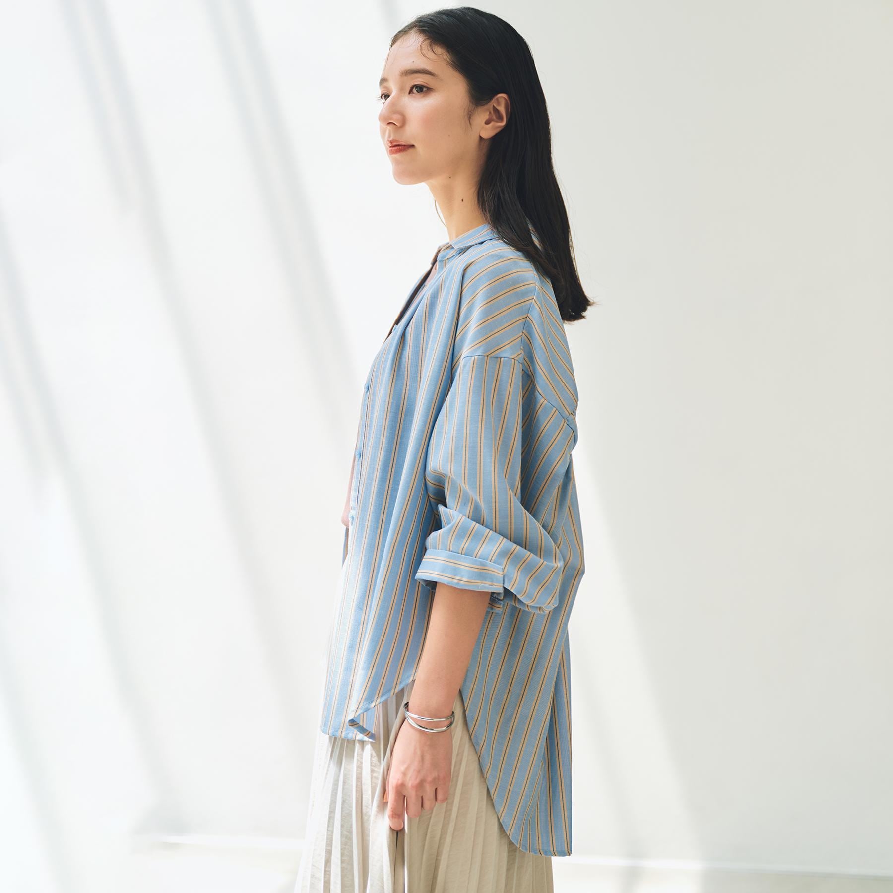 ザ ショップ ティーケー  (ウィメン) THE SHOP TK(Women) バックシャーリングブラウス （アイボリー(304)） アイボリー(304)