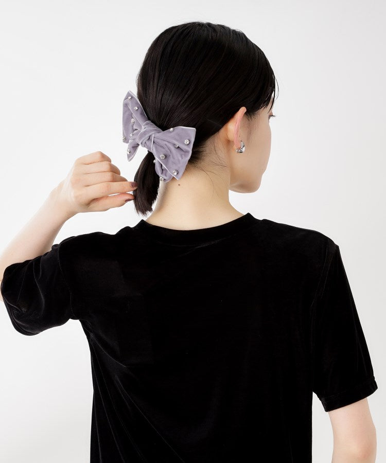 ザ ショップ ティーケー  (ウィメン) THE SHOP TK(Women) シアーベロアTEE （ブラウン(043)） ブラウン(043)