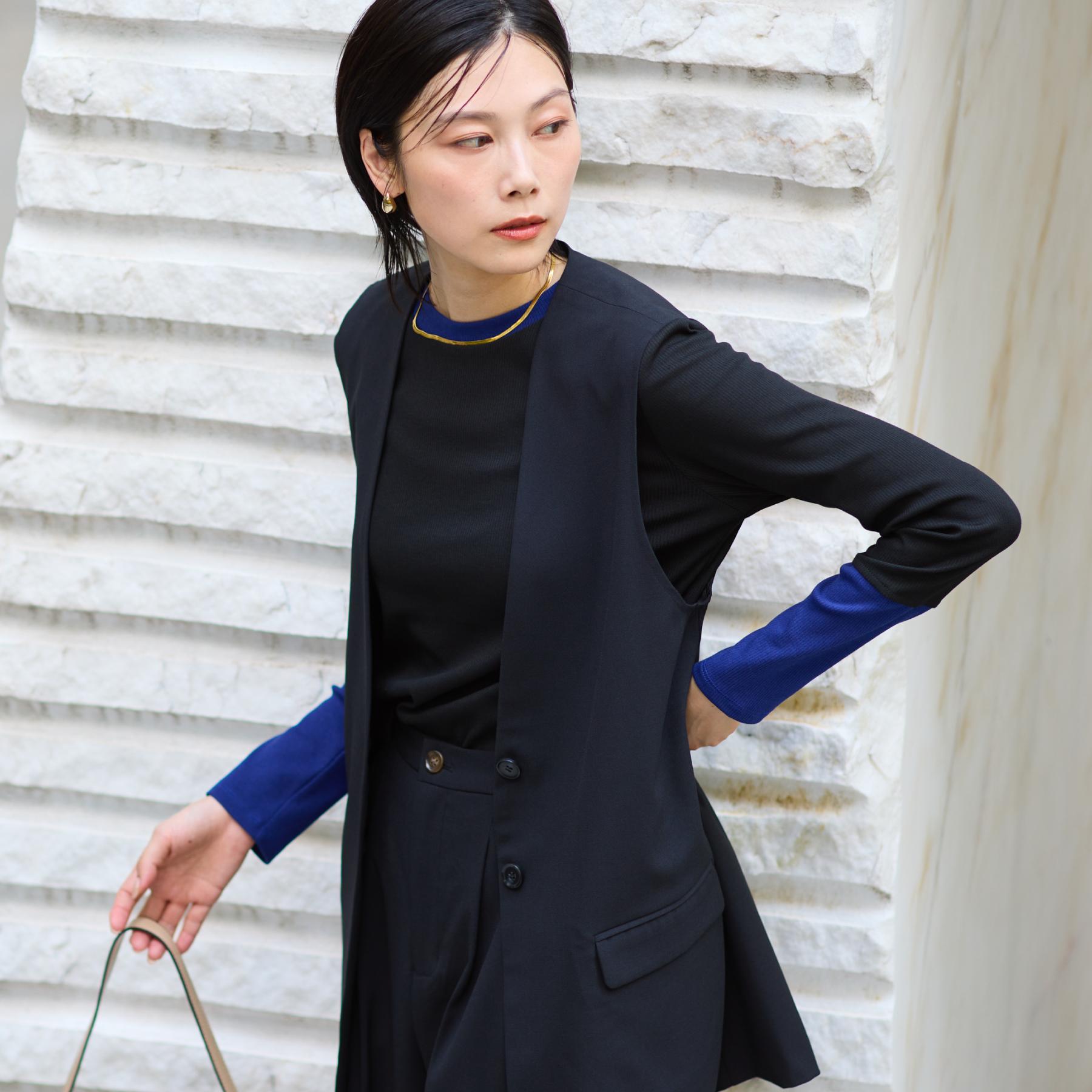 ザ ショップ ティーケー  (ウィメン) THE SHOP TK(Women) バイカラーテレコプルオーバー （グレー(512)） グレー(512)