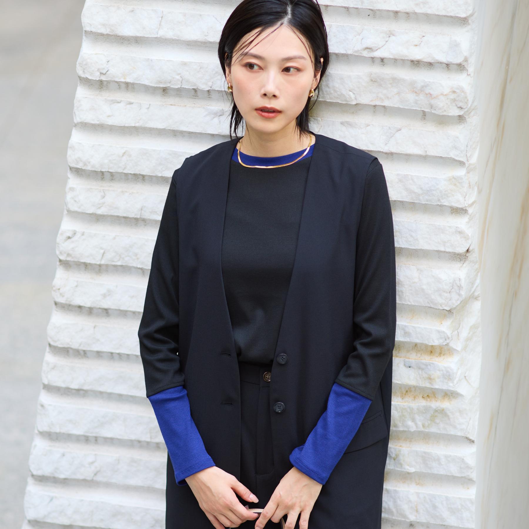 ザ ショップ ティーケー  (ウィメン) THE SHOP TK(Women) バイカラーテレコプルオーバー （グレー(512)） グレー(512)