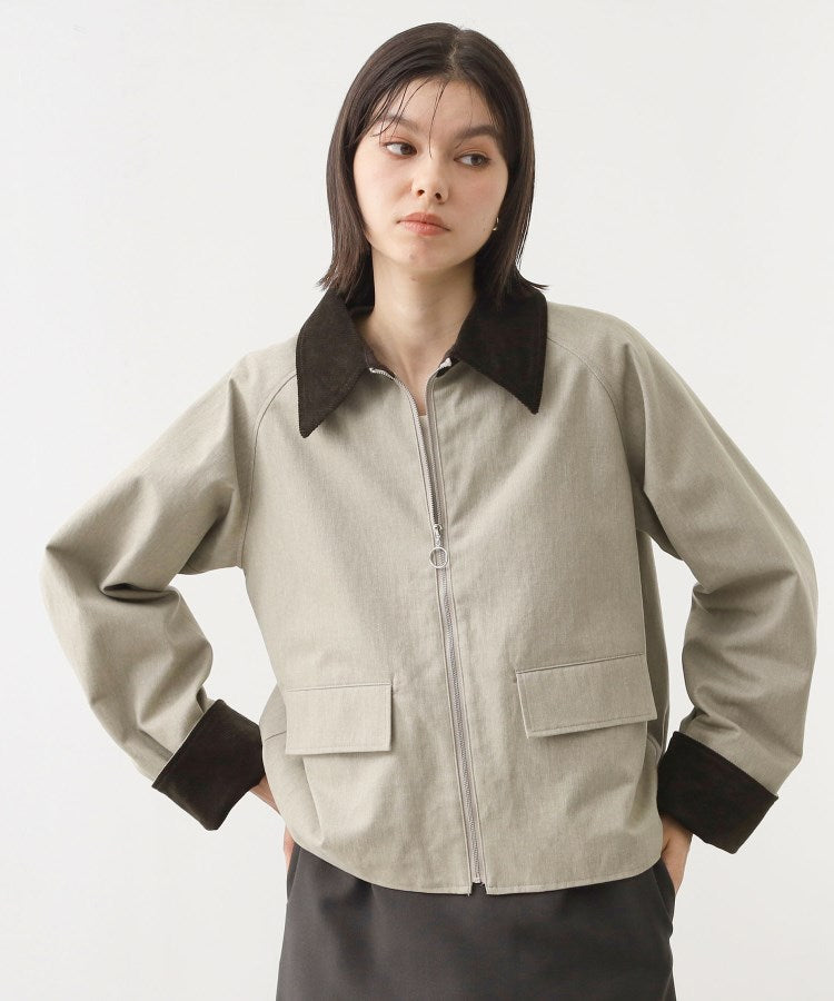 ザ ショップ ティーケー  (ウィメン) THE SHOP TK(Women) カバーオールジャケット （グレージュ(050)） グレージュ(050)