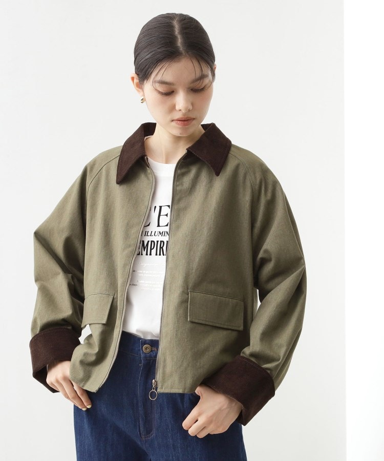 ザ ショップ ティーケー  (ウィメン) THE SHOP TK(Women) カバーオールジャケット （グレージュ(050)） グレージュ(050)