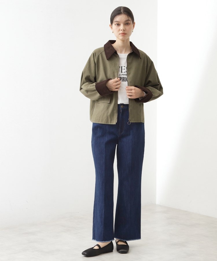 ザ ショップ ティーケー  (ウィメン) THE SHOP TK(Women) カバーオールジャケット （グレージュ(050)） グレージュ(050)