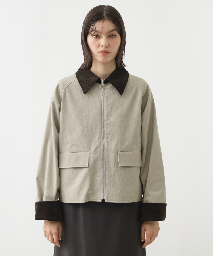 ザ ショップ ティーケー  (ウィメン) THE SHOP TK(Women) カバーオールジャケット （グレージュ(050)） グレージュ(050)