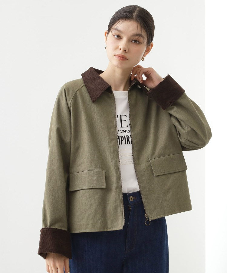 ザ ショップ ティーケー  (ウィメン) THE SHOP TK(Women) カバーオールジャケット （グレージュ(050)） グレージュ(050)