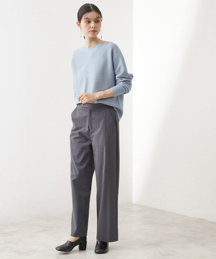 ザ ショップ ティーケー  (ウィメン) THE SHOP TK(Women) コットンナイロンデザイン釦パンツ （ピンクベージュ(053)） ピンクベージュ(053)