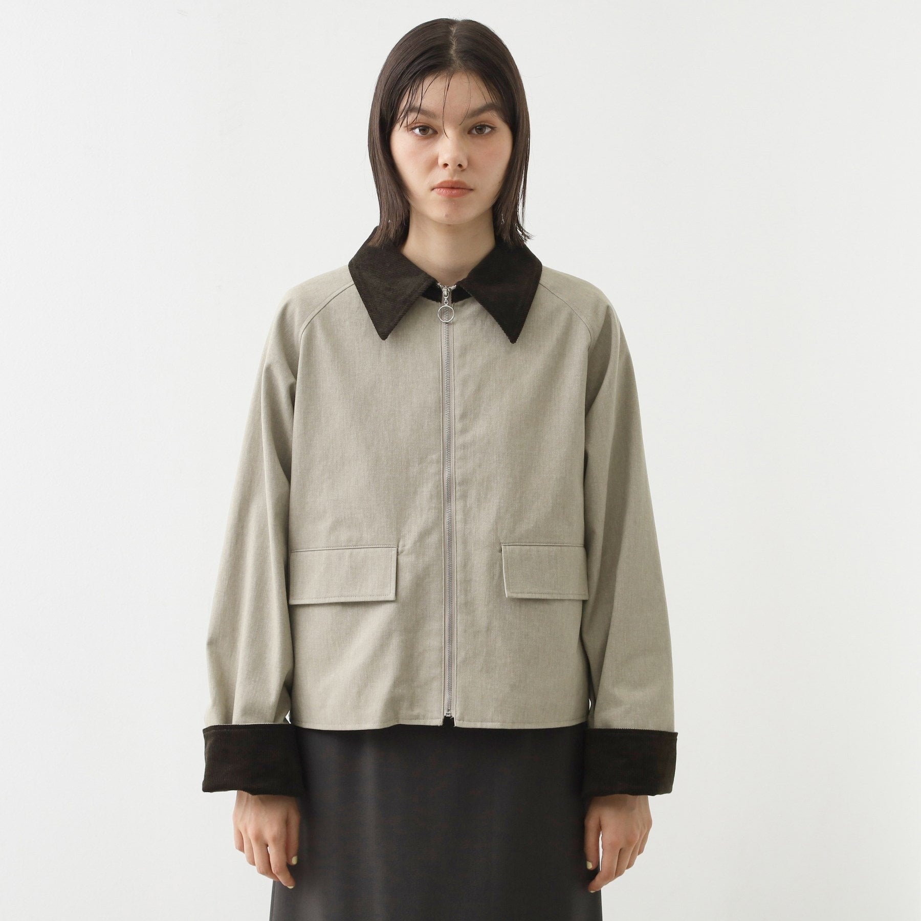 ザ ショップ ティーケー  (ウィメン) THE SHOP TK(Women) カバーオールジャケット （グレージュ(050)） グレージュ(050)