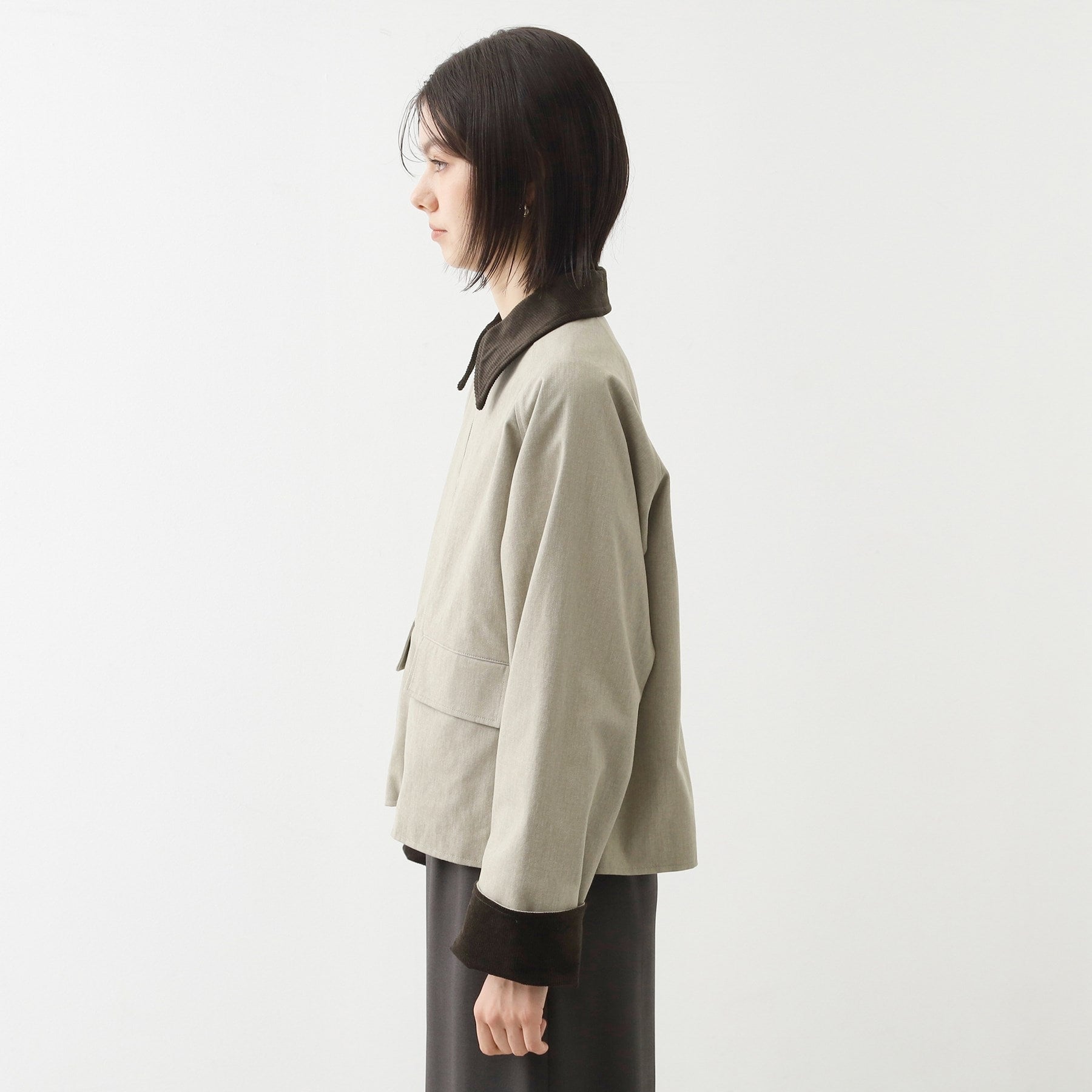 ザ ショップ ティーケー  (ウィメン) THE SHOP TK(Women) カバーオールジャケット （グレージュ(050)） グレージュ(050)