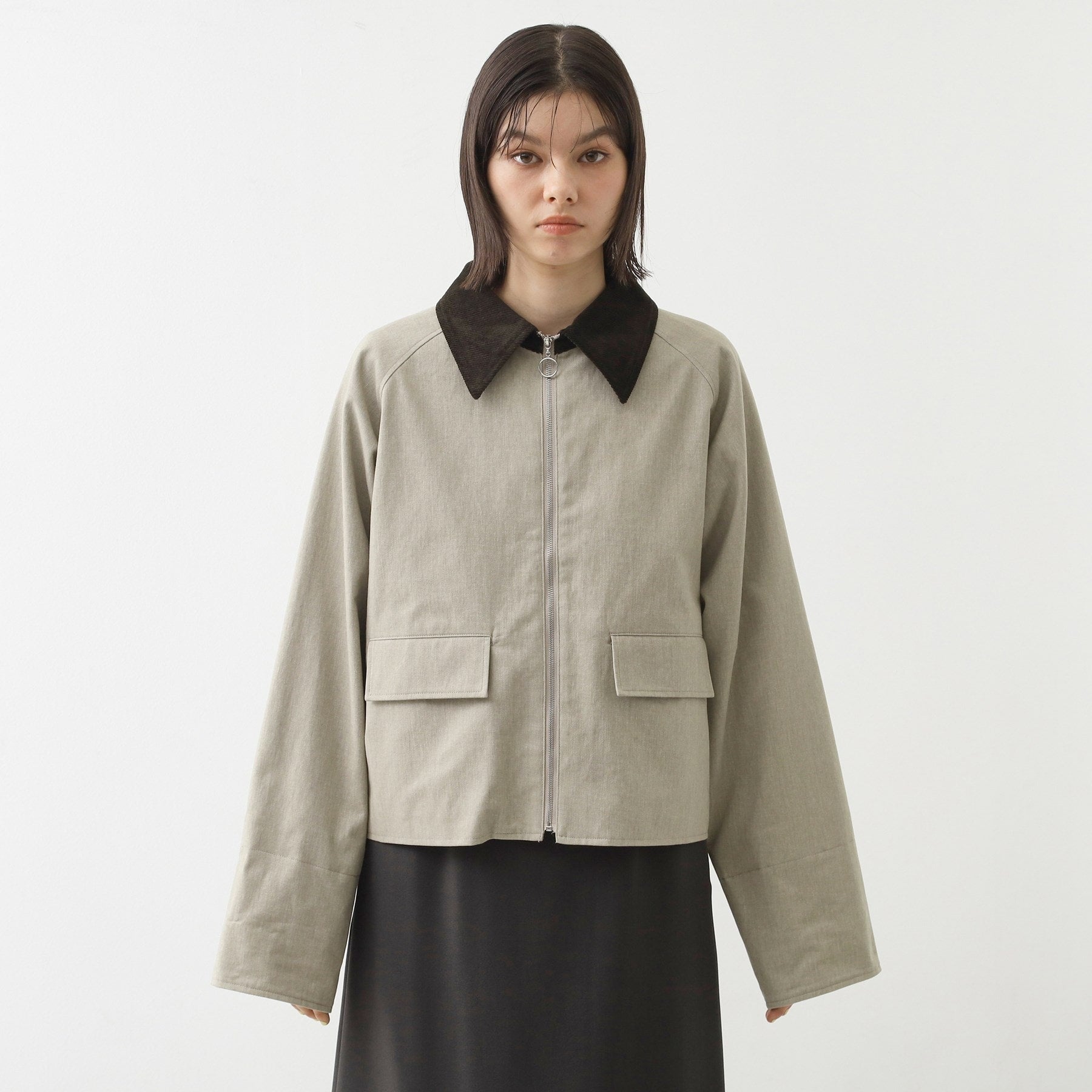 ザ ショップ ティーケー  (ウィメン) THE SHOP TK(Women) カバーオールジャケット （グレージュ(050)） グレージュ(050)