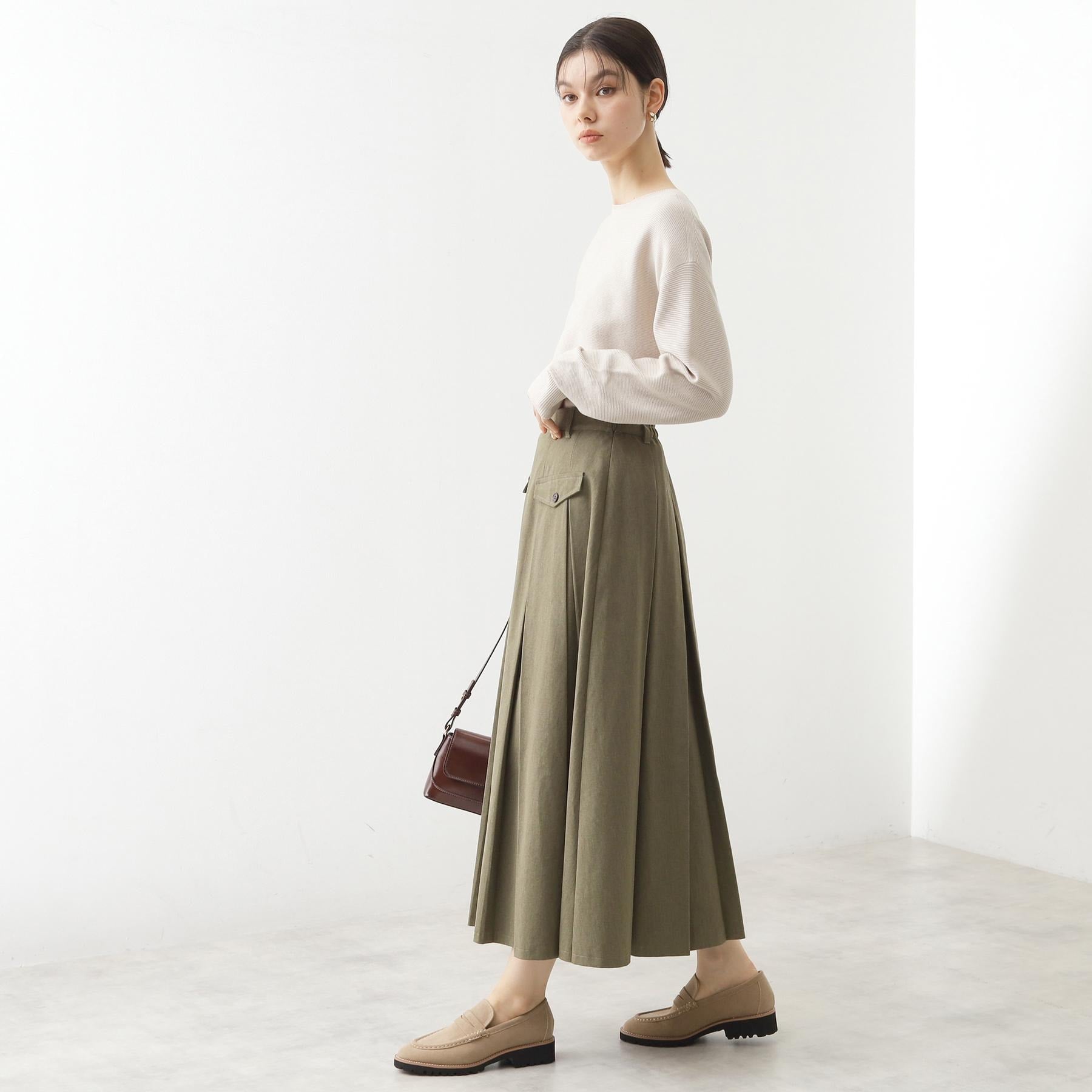ザ ショップ ティーケー  (ウィメン) THE SHOP TK(Women) 【S-XLサイズ/WEB限定カラー】選べる7色ガーターニット/毛玉になりにくい/体型カバー/洗濯機OK/蓄熱性 （ブルー(091)） ブルー(091)