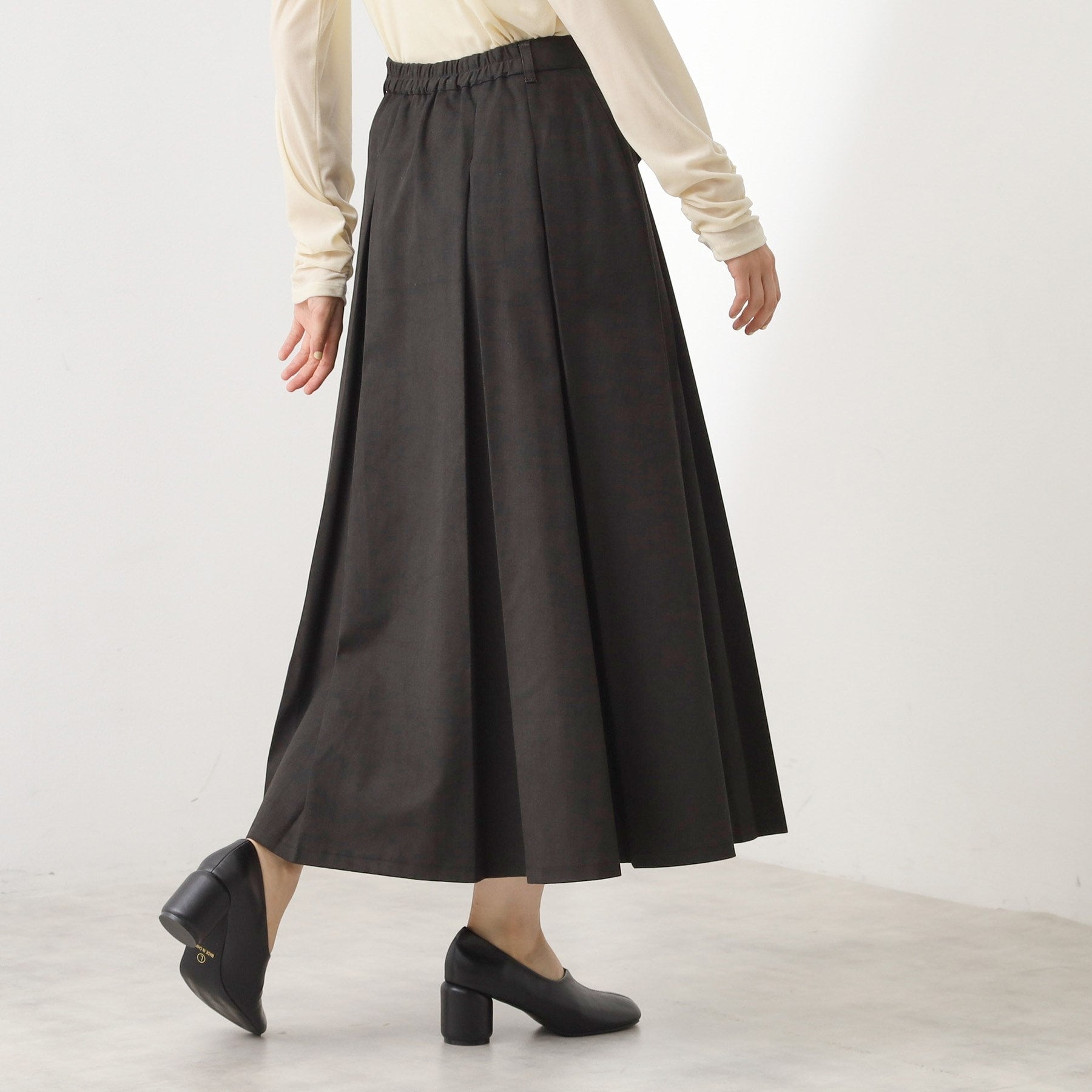 ザ ショップ ティーケー  (ウィメン) THE SHOP TK(Women) フラップタックスカート （グレージュ(050)） グレージュ(050)