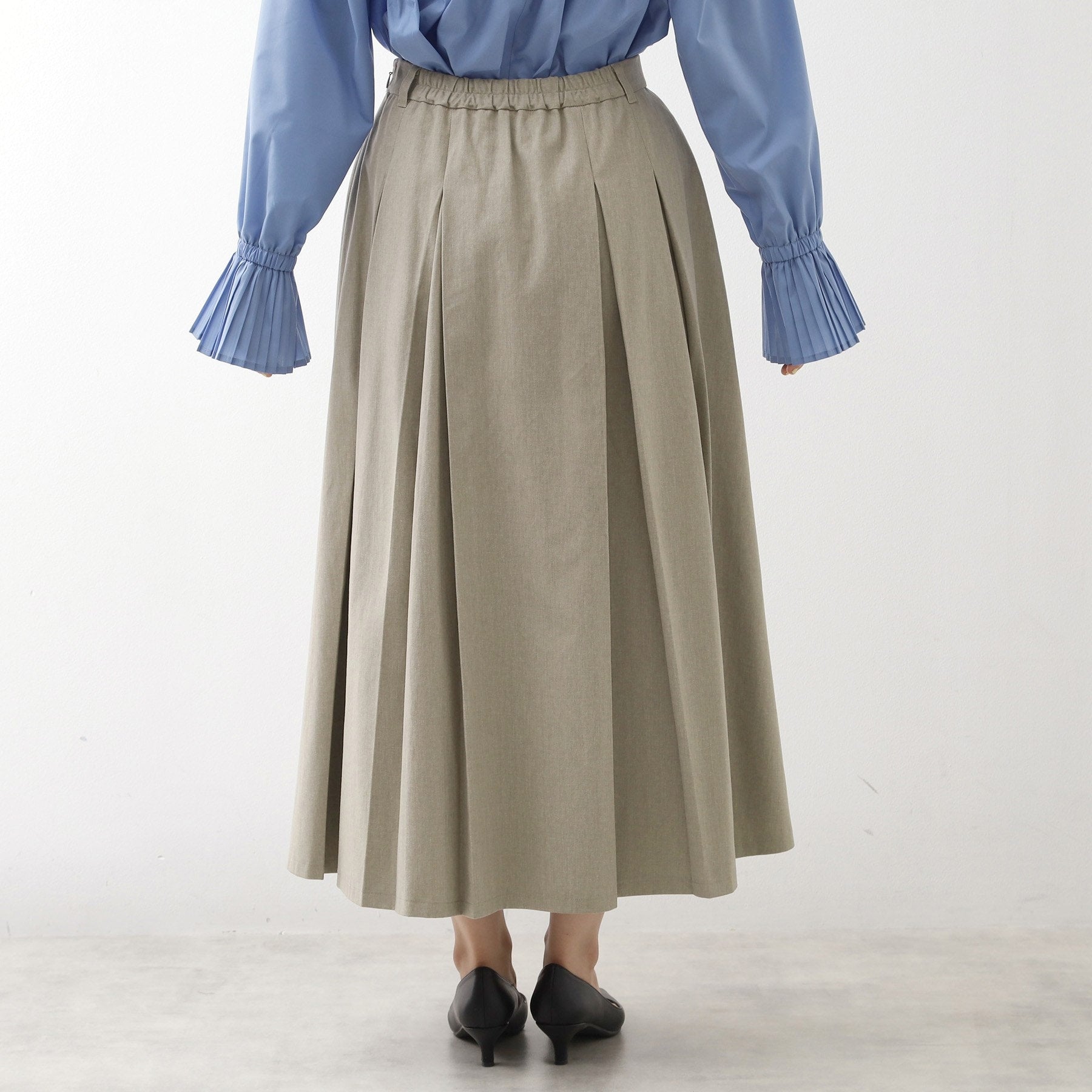 ザ ショップ ティーケー  (ウィメン) THE SHOP TK(Women) フラップタックスカート （グレージュ(050)） グレージュ(050)