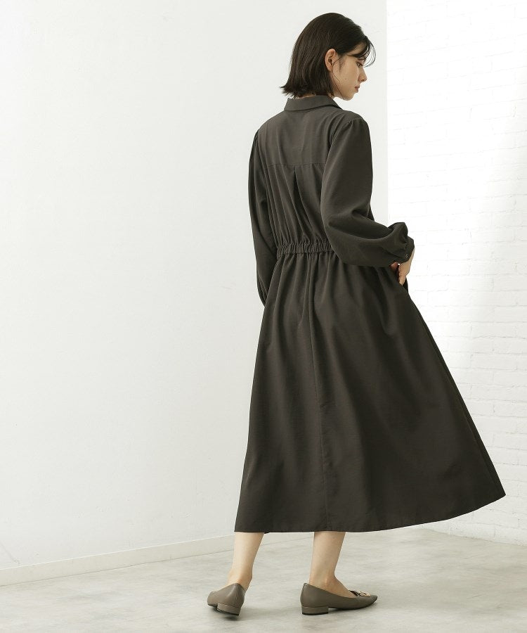 ザ ショップ ティーケー  (ウィメン) THE SHOP TK(Women) サップ襟付ワンピース （ブルー(092)） ブルー(092)