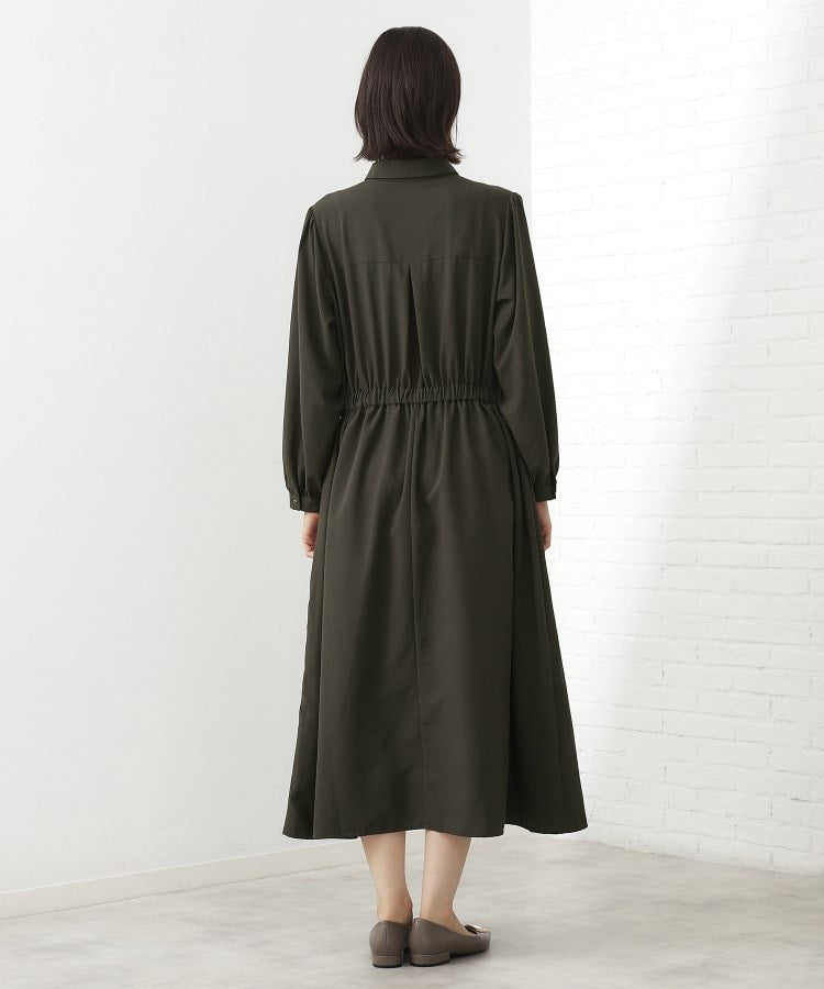ザ ショップ ティーケー  (ウィメン) THE SHOP TK(Women) サップ襟付ワンピース （ブルー(092)） ブルー(092)