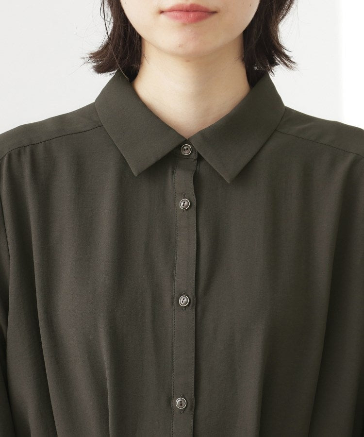 ザ ショップ ティーケー  (ウィメン) THE SHOP TK(Women) サップ襟付ワンピース （ブルー(092)） ブルー(092)