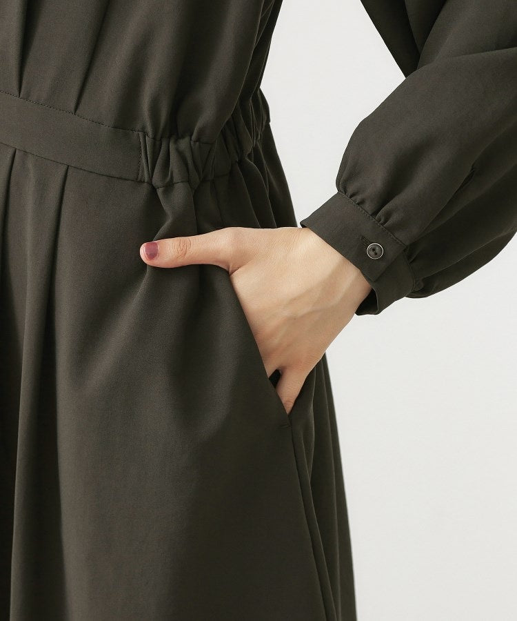 ザ ショップ ティーケー  (ウィメン) THE SHOP TK(Women) サップ襟付ワンピース （ブルー(092)） ブルー(092)