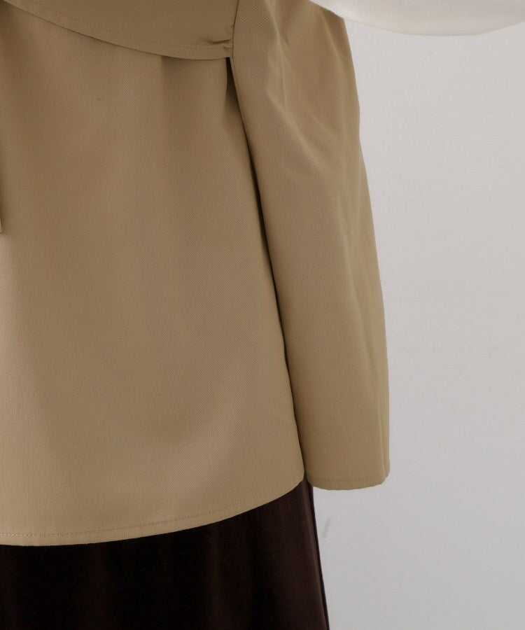 ザ ショップ ティーケー  (ウィメン) THE SHOP TK(Women) 布帛切替カットソー （ブラック(519)） ブラック(519)