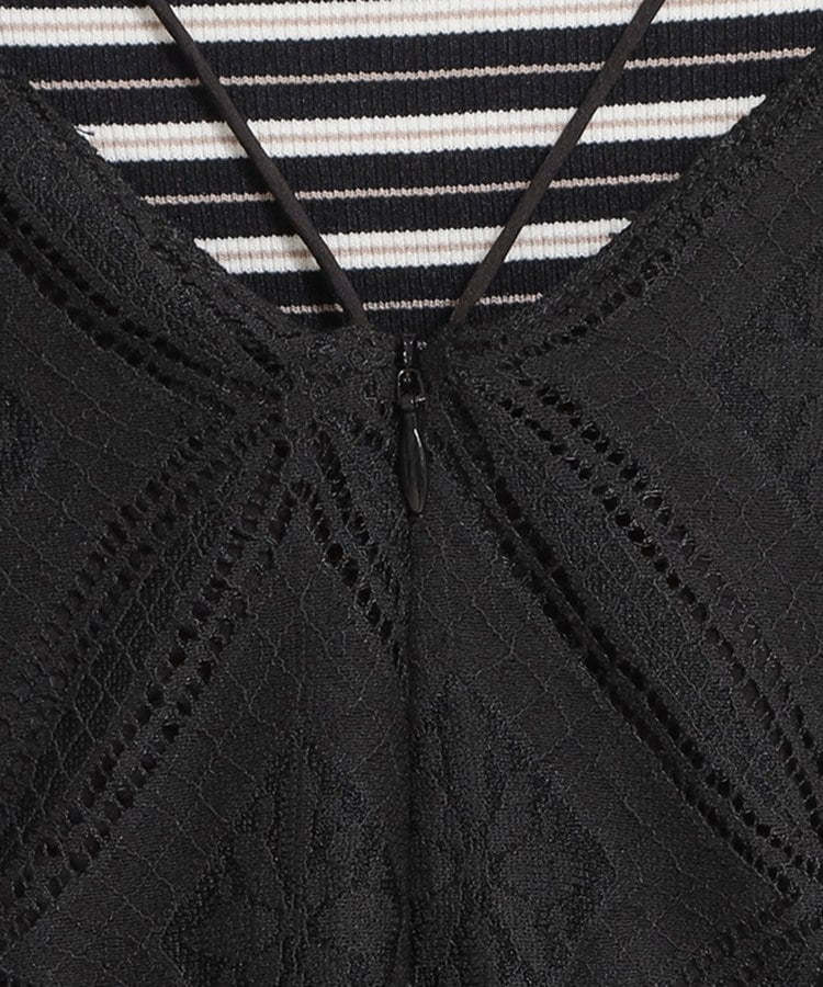 ザ ショップ ティーケー  (ウィメン) THE SHOP TK(Women) レースキャミワンピース （ブラック(019)） ブラック(019)