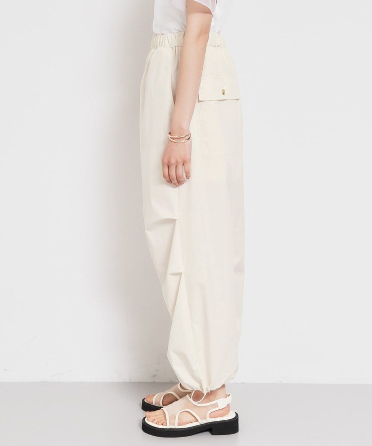 ザ ショップ ティーケー  (ウィメン) THE SHOP TK(Women) 裾ドロスワークパンツ （アイボリー(004)） アイボリー(004)
