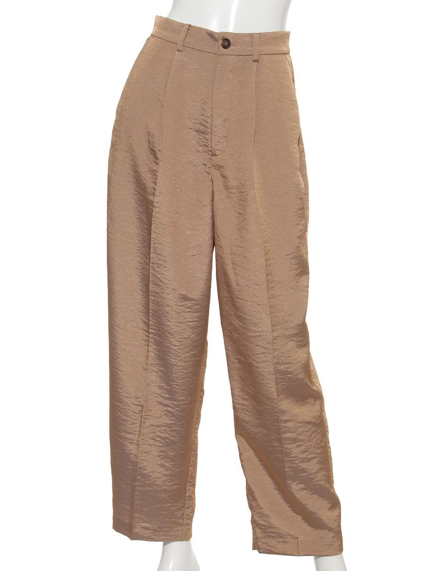 ザ ショップ ティーケー  (ウィメン) THE SHOP TK(Women) シャンブレータックワイドテーパード （ライトパープル） ライトパープル