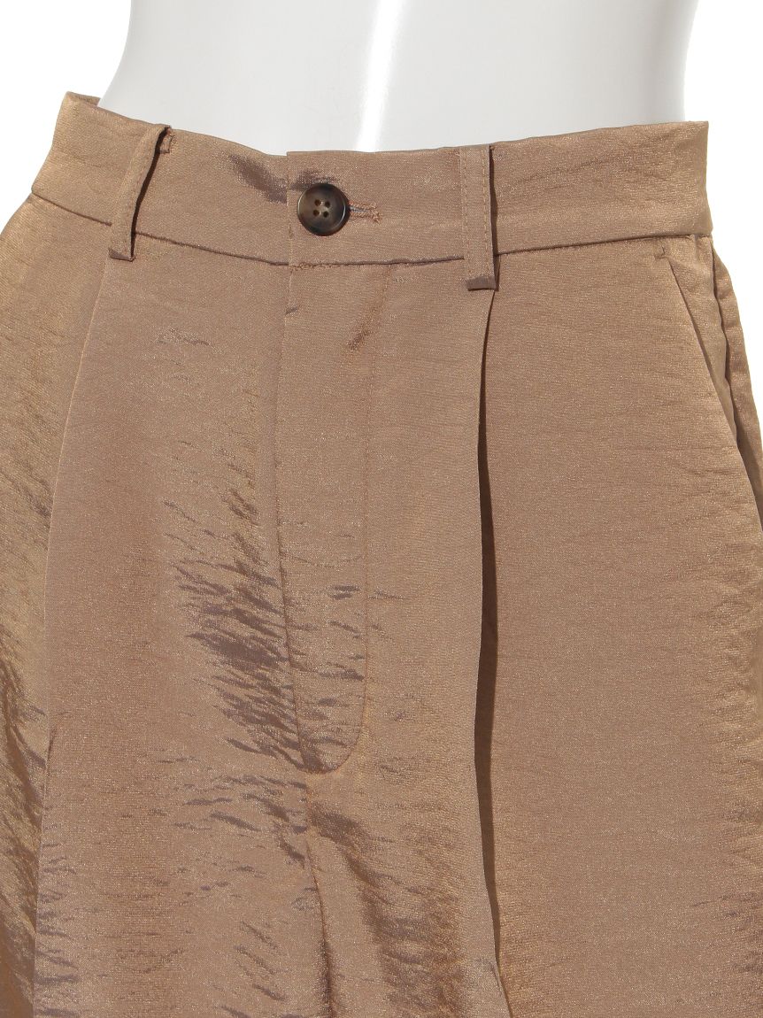 ザ ショップ ティーケー  (ウィメン) THE SHOP TK(Women) シャンブレータックワイドテーパード （ライトパープル） ライトパープル