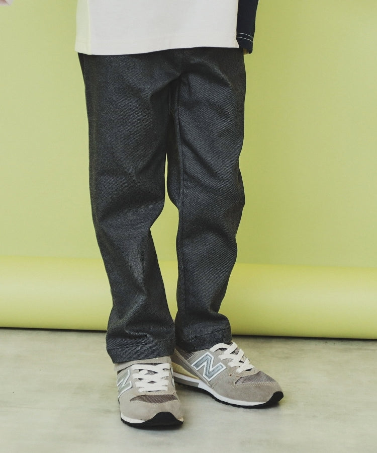 ザ ショップ ティーケー (キッズ) THE SHOP TK(Kids) 【100ー160】のびーるストレートパンツ （ブラック(219)） ブラック(219)