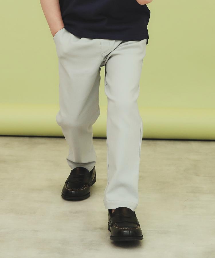 ザ ショップ ティーケー (キッズ) THE SHOP TK(Kids) 【100ー160】のびーるストレートパンツ （ブラック(219)） ブラック(219)