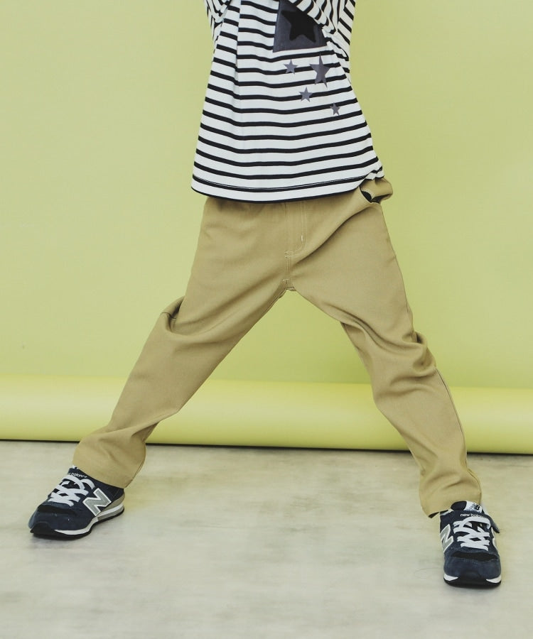 ザ ショップ ティーケー (キッズ) THE SHOP TK(Kids) 【100ー160】のびーるストレートパンツ （ブラック(219)） ブラック(219)