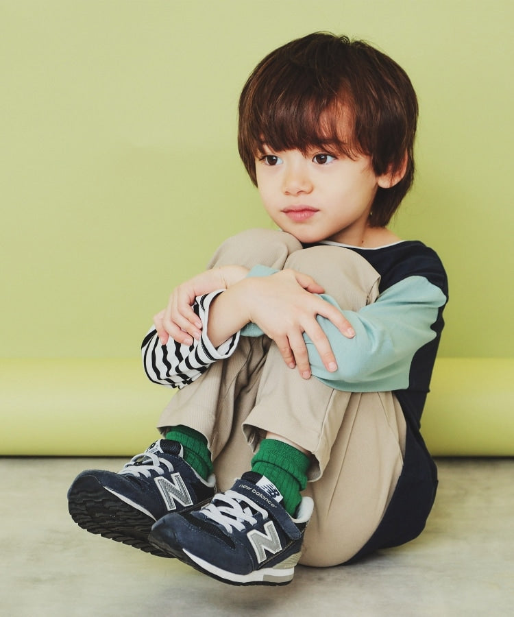 ザ ショップ ティーケー (キッズ) THE SHOP TK(Kids) 【100ー160】のびーるストレートパンツ （ブラック(219)） ブラック(219)