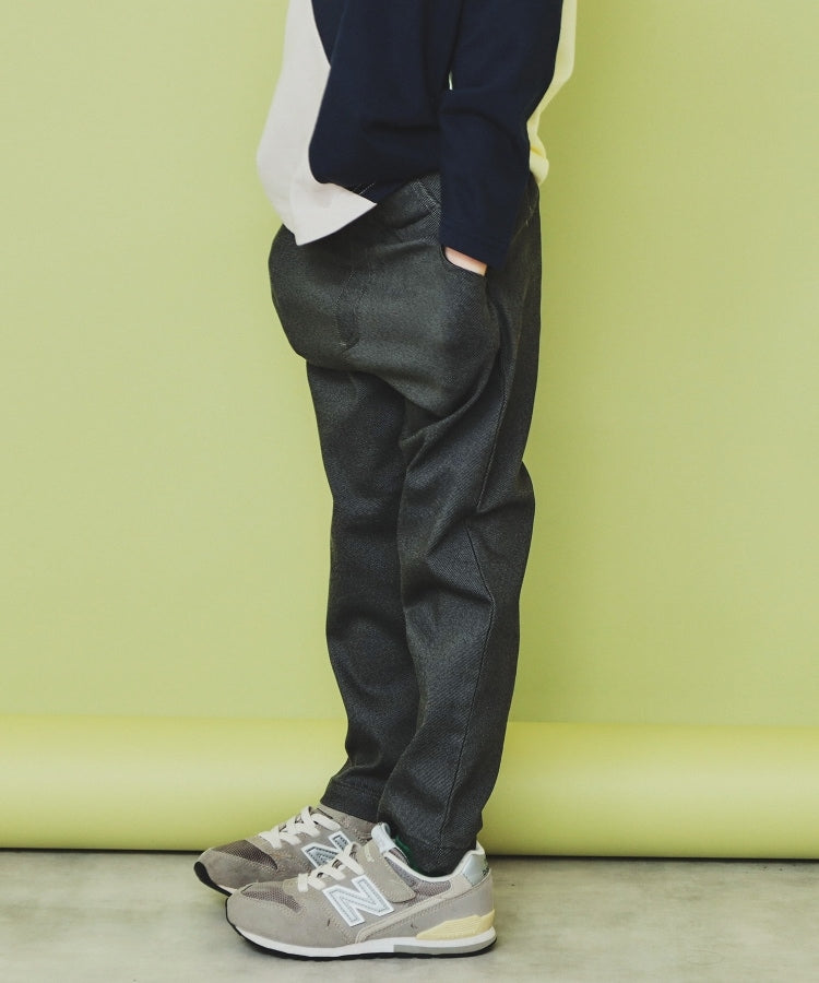 ザ ショップ ティーケー (キッズ) THE SHOP TK(Kids) 【100ー160】のびーるストレートパンツ （ブラック(219)） ブラック(219)
