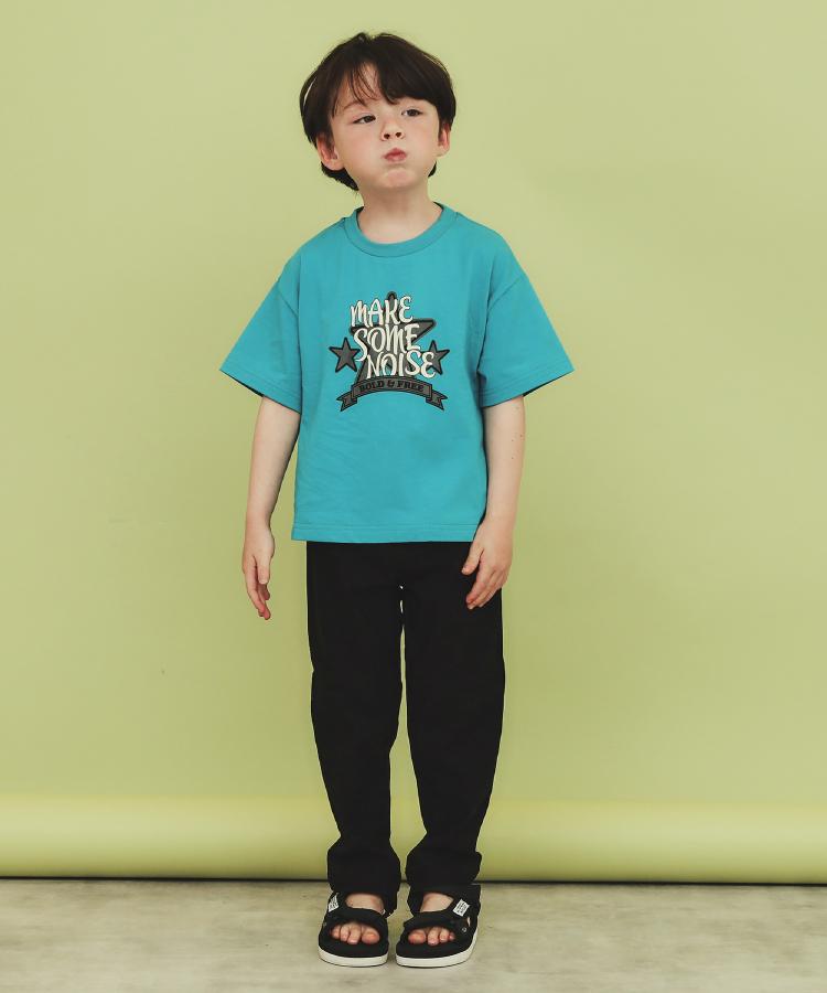 ザ ショップ ティーケー (キッズ) THE SHOP TK(Kids) 【100ー160】のびーるストレートパンツ （ブラック(219)） ブラック(219)