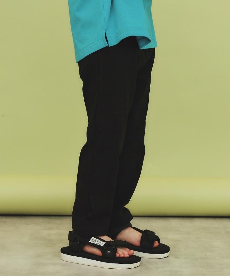 ザ ショップ ティーケー (キッズ) THE SHOP TK(Kids) 【100ー160】のびーるストレートパンツ （ブラック(219)） ブラック(219)