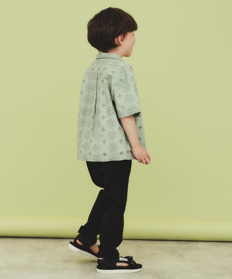 ザ ショップ ティーケー (キッズ) THE SHOP TK(Kids) 【100ー160】のびーるストレートパンツ （ブラック(219)） ブラック(219)