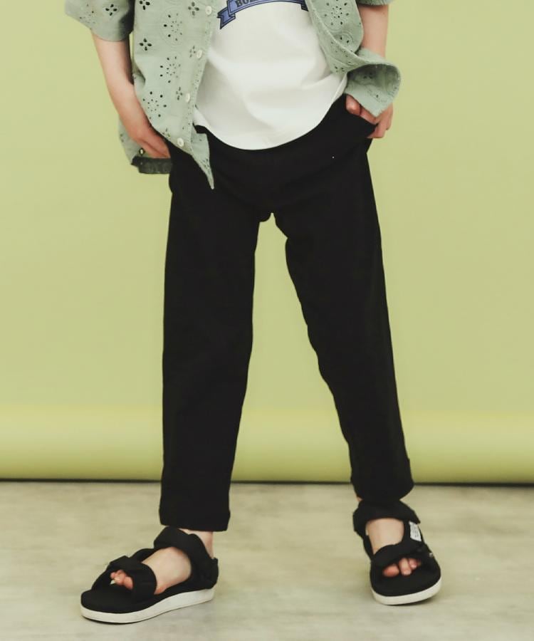 ザ ショップ ティーケー (キッズ) THE SHOP TK(Kids) 【100ー160】のびーるストレートパンツ （ブラック(219)） ブラック(219)