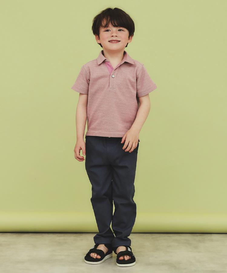 ザ ショップ ティーケー (キッズ) THE SHOP TK(Kids) 【100ー160】のびーるストレートパンツ （ブラック(219)） ブラック(219)