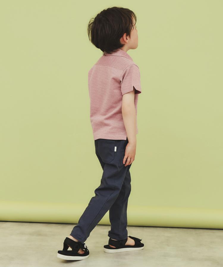 ザ ショップ ティーケー (キッズ) THE SHOP TK(Kids) 【100ー160】のびーるストレートパンツ （ブラック(219)） ブラック(219)