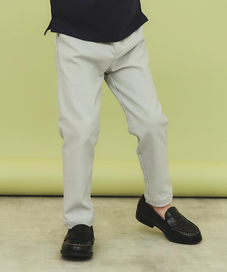 ザ ショップ ティーケー (キッズ) THE SHOP TK(Kids) 【100ー160】のびーるストレートパンツ （ライトグレー(011)） ライトグレー(011)