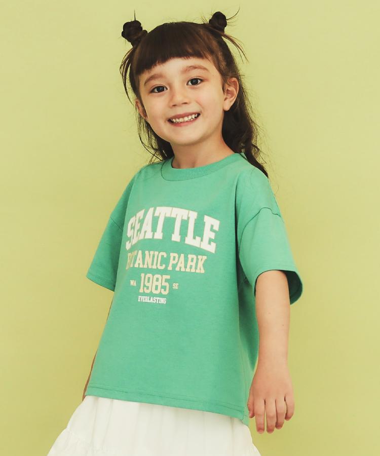 ザ ショップ ティーケー (キッズ) THE SHOP TK(Kids) 【110ー160】カレッジTシャツ （スミクロ(018)） スミクロ(018)