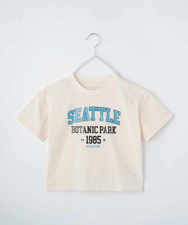 ザ ショップ ティーケー (キッズ) THE SHOP TK(Kids) 【110ー160】カレッジTシャツ （グレージュ(050)） グレージュ(050)