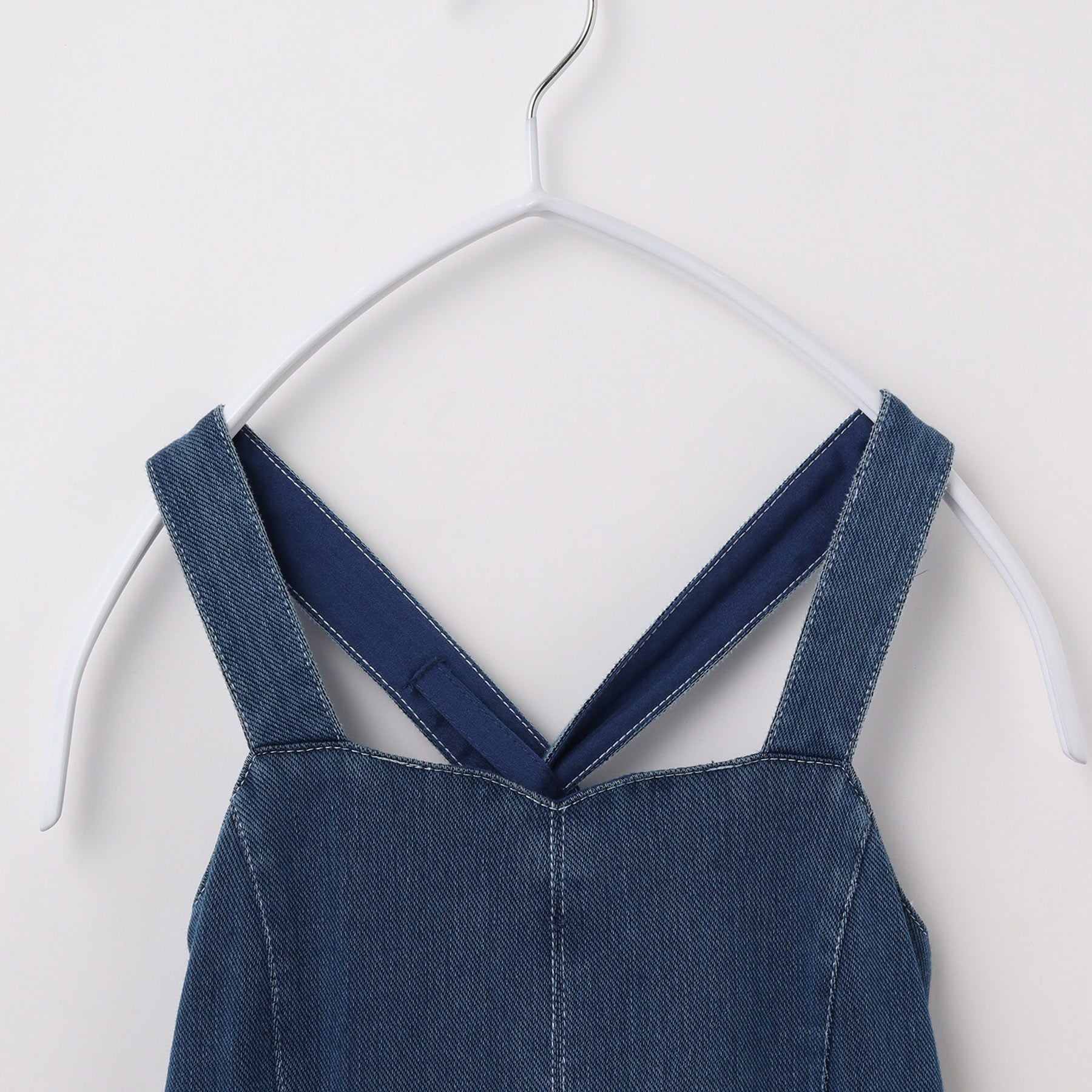 ザ ショップ ティーケー  THE SHOP TK 【100ー150】デニムジャンスカワンピース