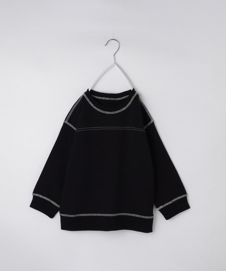 ザ ショップ ティーケー (キッズ) THE SHOP TK(Kids) 【110-160】カラーロック裏毛プルオーバー （ブラック(019)） ブラック(019)