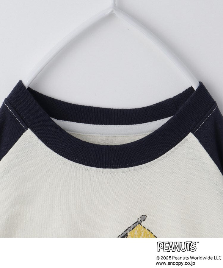 ザ ショップ ティーケー (キッズ) THE SHOP TK(Kids) PEANUTS ラグランTシャツ （ネイビー(594)） ネイビー(594)