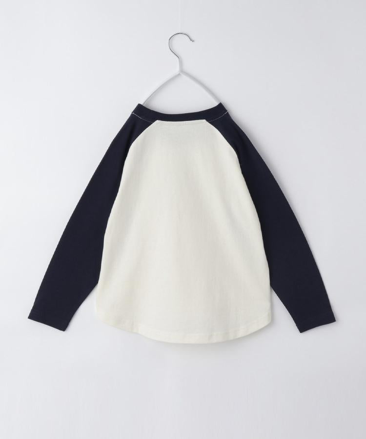 ザ ショップ ティーケー (キッズ) THE SHOP TK(Kids) PEANUTS ラグランTシャツ （ネイビー(594)） ネイビー(594)