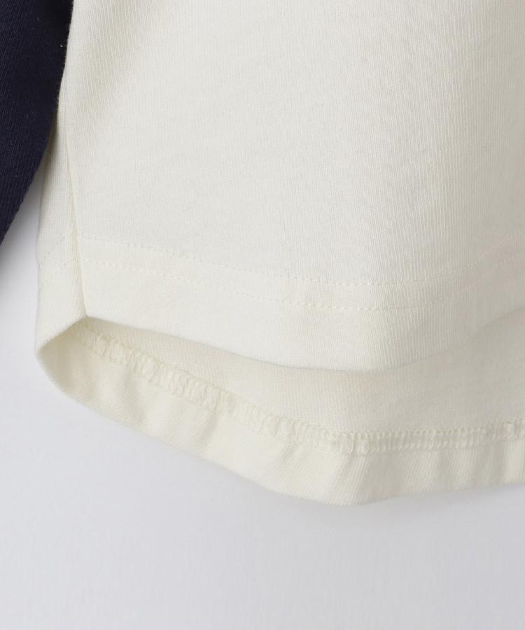 ザ ショップ ティーケー (キッズ) THE SHOP TK(Kids) PEANUTS ラグランTシャツ （ネイビー(594)） ネイビー(594)