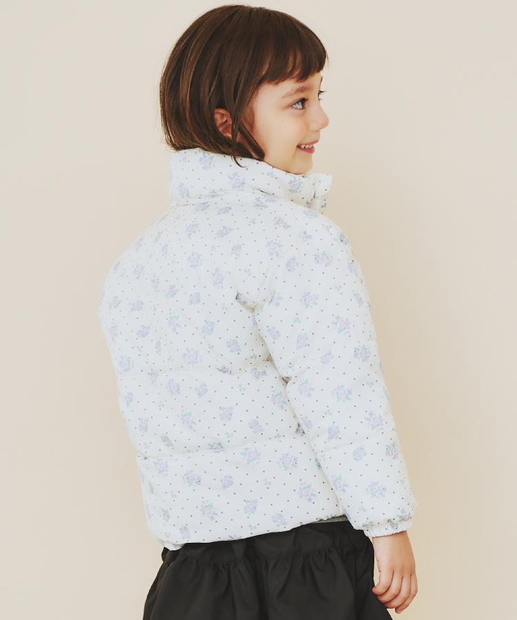 ザ ショップ ティーケー (キッズ) THE SHOP TK(Kids) 【110-160】スタンドネック中綿ブルゾン （チャコールグレー(014)） チャコールグレー(014)