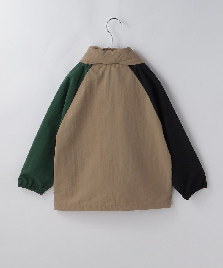 ザ ショップ ティーケー (キッズ) THE SHOP TK(Kids) 【110ー160】配色ナイロンブルゾン （ライトグレー(511)） ライトグレー(511)