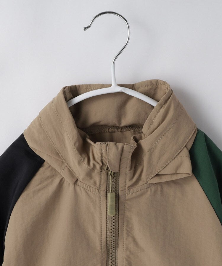 ザ ショップ ティーケー (キッズ) THE SHOP TK(Kids) 【110ー160】配色ナイロンブルゾン （ライトグレー(511)） ライトグレー(511)