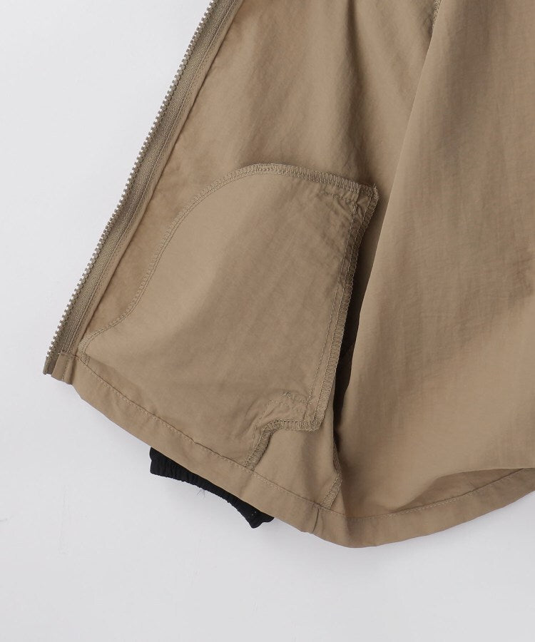 ザ ショップ ティーケー (キッズ) THE SHOP TK(Kids) 【110ー160】配色ナイロンブルゾン （ライトグレー(511)） ライトグレー(511)