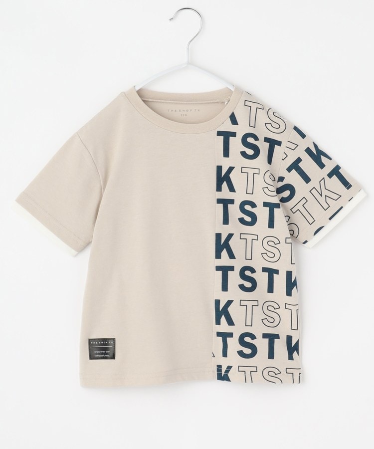 ザ ショップ ティーケー (キッズ) THE SHOP TK(Kids) 【110ー160】袖レイヤードTSTKtee （ライトベージュ(051)） ライトベージュ(051)