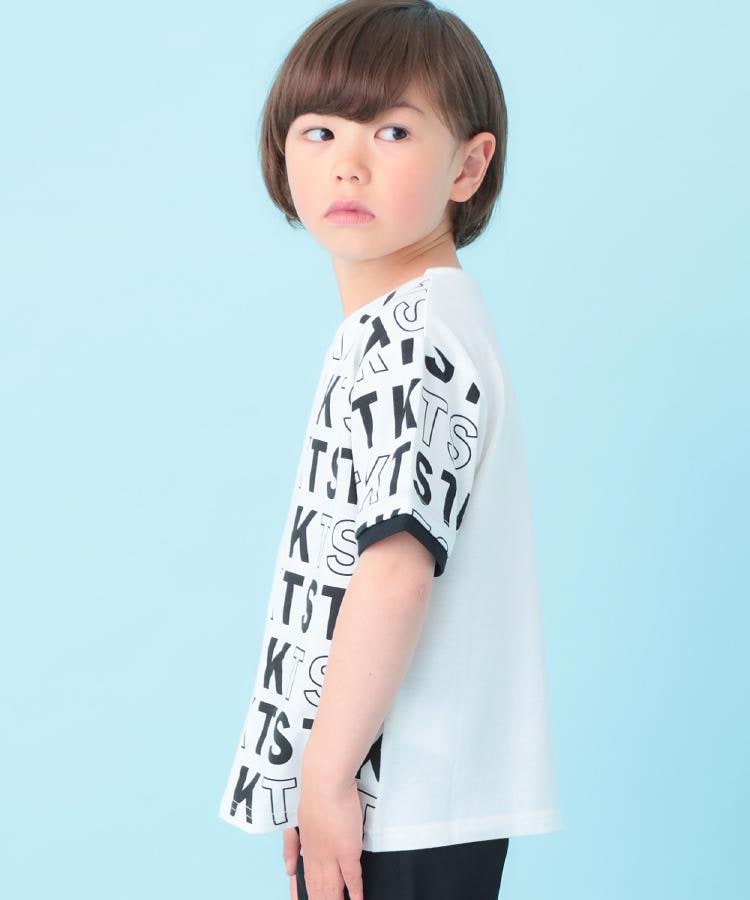ザ ショップ ティーケー (キッズ) THE SHOP TK(Kids) 【110ー160】袖レイヤードTSTKtee （ライトベージュ(051)） ライトベージュ(051)
